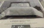 Inspire Four Piece Queen Size Quilt Set Perrie New Package. Fixed Price $49.99.