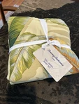 Tommy Bahama Duvet Cover Set 4-PIECE Full/queen Floral Cotton Green, New Opened. Fixed Price $49.99.