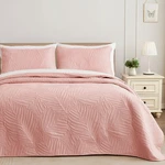 Exclusivo Mezcla Queen Bedding Set, Lightweight Blush Pink Quilts Fu. Fixed Price $49.49.