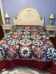 Mainstays Patchwork Quilt 104X90 Calathea King Bed Shooting Star Nice! Euc (b). Fixed Price $44.00.