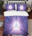3D Light Corridor Future Fantasy Quilt Cover Bedding Sets Pillowcases Queen. Fixed Price $78.39.