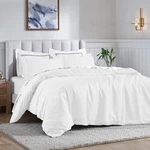 650 Thread Count 100% Egyptian Cotton Modern Solid Duvet Cover Set. Fixed Price $108.90.