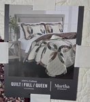 New Martha Stewart Collection Full/queen Patchwork Quilt Wedding Rings $340. Fixed Price $140.00.