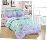 Size Comforter Set Girls/teens Mermaids Starfishes Jellyfishes Lavender Twin. Fixed Price $73.70.