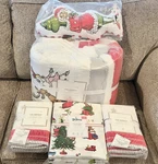 New Pottery Barn Teen/kids The Grinch Queen Quilt Shams Cotton Sheet Set Pillow. Fixed Price $479.95.