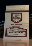 Vintage Matchbook Cover A2 Darien Connecticut Twin Faces East Elegant Design. Fixed Price $31.99.
