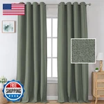 H.versailtex Linen Blackout Curtain 108 Inches Long For Bedroom/living. Fixed Price $57.58.