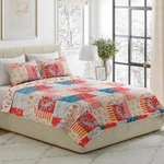 3-PIECE Quilt Set King Size Mallory Classic Patchwork Bedding. Fixed Price $85.99.
