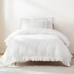 Lush Decor Duvet Cover Set 2-PIECE Cotton Bedding Matching Sham Contrast Edge. Fixed Price $48.78.