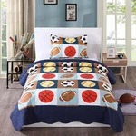 2PCS Kids Bedspread Comforter Set Throw Blanket Boys Girls Quilt, A13. Fixed Price $29.98.