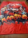 Nintendo Super Mario Throw Blanket Red 40X50 New. Fixed Price $21.99.