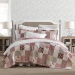 - Queen Quilt Set, Reversible Cotton Bedding With Matching Shams, Floral Bedr.... Fixed Price $92.30.