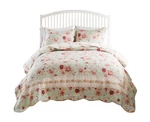 Greenland Home Fashions Quilt Set Full Queen Sham Cotton Antique Rose (3-PCS). Fixed Price $250.70.