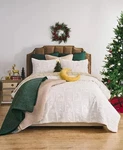 Greenland Home Fashions Reindeer Games Holiday Matelass 3-PC. Quilt Set, King. Fixed Price $22.50.
