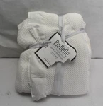Piu Belle Fine Linens King Coverlet Blanket White 100% Cotton 104 X 94" Read. Fixed Price $92.99.