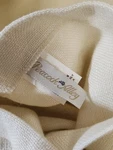 Peacock Alley 100% Linen King Sham Ivory W/pale Pink Edge 40X24 Heavy Huge Usa. Fixed Price $11.95.