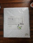 Liz Claiborne Coverlet Full/queen Size Textured Felicity Bright White MSRP$150. Fixed Price $49.99.