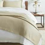 $430 Matouk Pearl Twin Coverlet Quilt Blanket Bed Matelasse Almond Natural. Fixed Price $279.00.