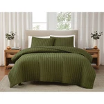 Brooklyn Loom Solid Cotton Percale Quilt Set- King. Fixed Price $89.19.