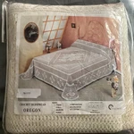 New Niop Stylemaster Crochet Bedspread Oregon King Size Ivory/cream Color. Fixed Price $76.50.