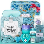 Aofmee Spa Gift Basket 10 Pc Ocean Set Blanket Women Birthday Mothers. Fixed Price $53.99.