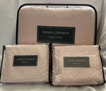 Pink Dillards Daniel Cremieux King Quilted Coverlet & 2 Pillow Shams Shabby Chic. Fixed Price $299.95.
