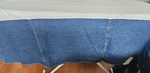 Tommy Hilfiger Blue Denim Full/double Size Bed Skirt Split Corners 14" Drop. Fixed Price $39.99.