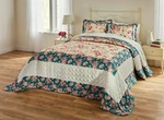 Brylanehome Jade Blossom Floral Quilted Oversized Bedspread, Twin. Fixed Price $75.99.
