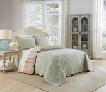 Waverly Garden Glitz 3-PIECE Queen-size Bedspread Collection. Fixed Price $149.99.