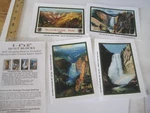 Old America Antiques Quilt Blocks Yellowstone Yosemite 4" X 6" Set. Fixed Price $39.97.