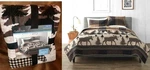 $140 Cuddl Duds Scenic Lodge Cotton Flannel Quilt Bedspread &sham Moose Bear Set. Fixed Price $59.97.