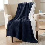 Cable Knit Throw Blanket For Couch, Sofa, Bed 50X60-INCH Soft And Cozy. Fixed Price $80.99.