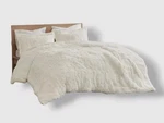 Intelligent Design White Malea Shaggy Faux-fur Duvet Cover 3-PC Set, Full/queen'. Fixed Price $58.88.