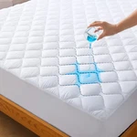 100% Waterproof Mattress Protector Quilted Pad Cover Breathable Fitted. Fixed Price $12.49.