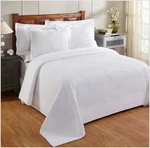 Better Trends Chenille Bedspread King Size White 100% Cotton 120"X110" Piece. Fixed Price $84.59.
