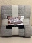 Ugg Crew Twin/twin Xl Comforter Set 66X90 1SHAM 26X20 Seal Gray Oeko Tex New. Fixed Price $200.00.