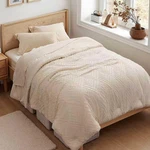 Zzlpp Comforter Set 5 Pieces, Beige Tufted Bed Bag Twin, 01 -. Fixed Price $71.14.
