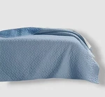 Charter Club Blue Chambray 'king' Size Quilt. Fixed Price $91.00.