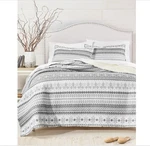 New Martha Stewart Fair Isle Quilted Reversible Flannel 100% Cotton Twin. Fixed Price $39.01.