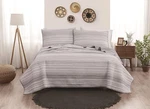 Brooklyn Loom Noah Stripe Yarn Dye Collection 3 Piece Quilt Set Full/queen Grey. Fixed Price $79.99.