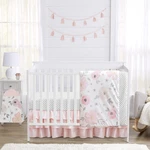 Sweet Jojo Designs 4-PIECE Baby Crib Bedding Set Pink/grey Boho Floral For. Fixed Price $159.51.