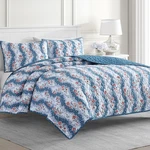 Martha Stewart Hereford Stripe Quilt Set - Twin New. Fixed Price $34.99.