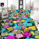 Block Understand 3D Printing Duvet Quilt Doona Covers Pillow Case Bedding Sets. Fixed Price $66.40.