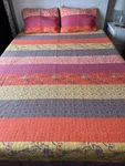 Lush Decor Royal Empire Queen Reversible Quilt Tangerine With Pillow Shams. Fixed Price $105.00.