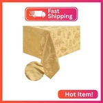 Elrene Home Fashions Elegant Woven Leaves Jacquard Damask Wrinkle Resistant Tabl. Fixed Price $22.43.