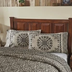 Custom House Black Jacquard Standard Pillow Case Set Of 21X30+4 Vhc Brands. Fixed Price $30.95.
