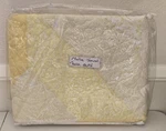 Martha Stewart Tan Yellow White Floral Bird Reversible Twin Quilt 100% Cotton. Fixed Price $69.99.