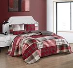 Checkered 3-PIECE Quilt Bedding Set Multi-color, QUEEN(90X90 In). Fixed Price $65.51.