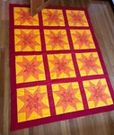 Quilt- Appalachian Region Nc Handmade By Helen Bowers 8 Star Design. Fixed Price $1800.00.