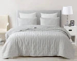 Chezmoi Collection Marie 3-PIECE Line Stitch Embroidery Quilt Set Soft Wash.... Fixed Price $39.50.